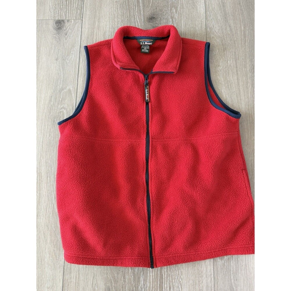 Vintage L. L. Bean Outdoors Women’s Red Sweater Vest Size Large